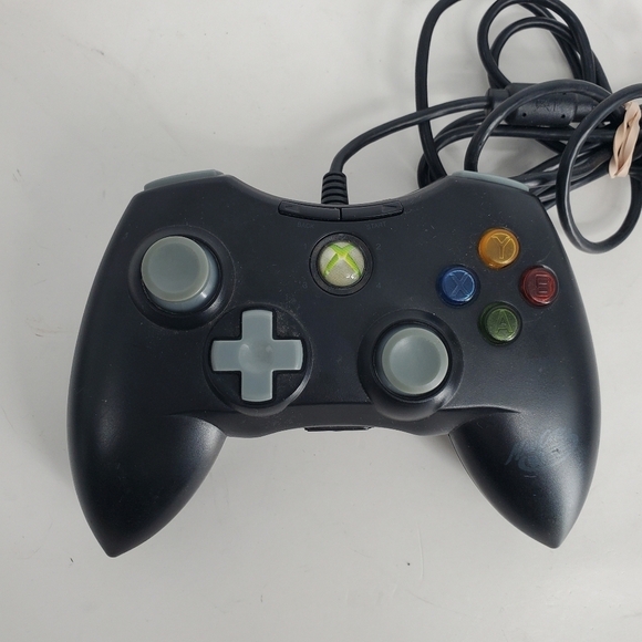 Gamestop Mad Catz Xbox 360 Wired Controller Game Pad 4716 Black No Dongle - Picture 4 of 6